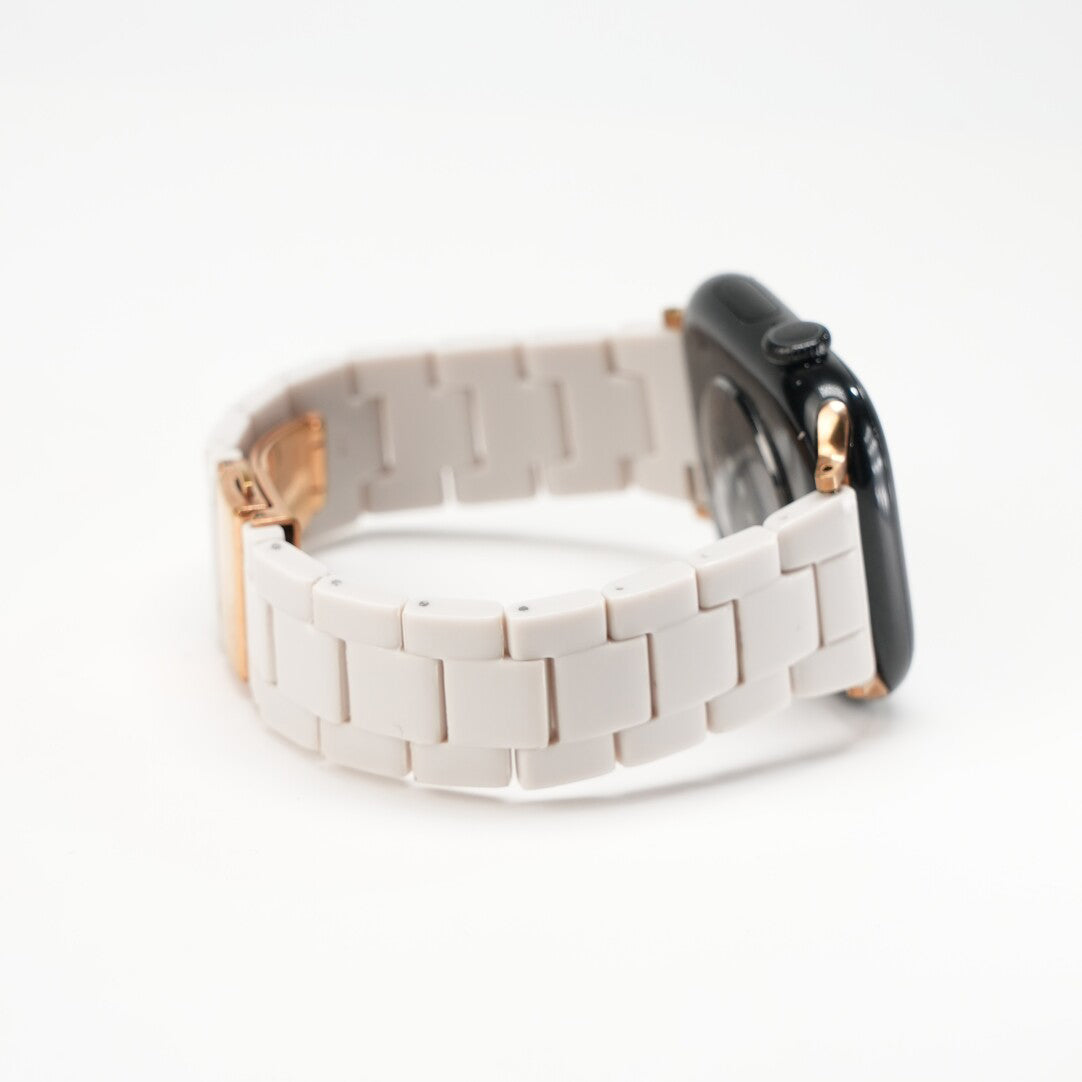 Carrara Marble Resin Link Strap
