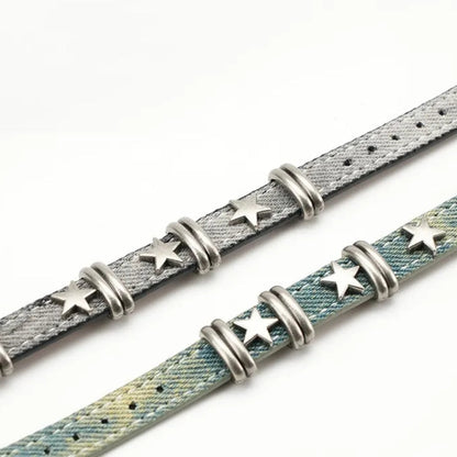 Starlight Rivet Leather Apple Watch Band