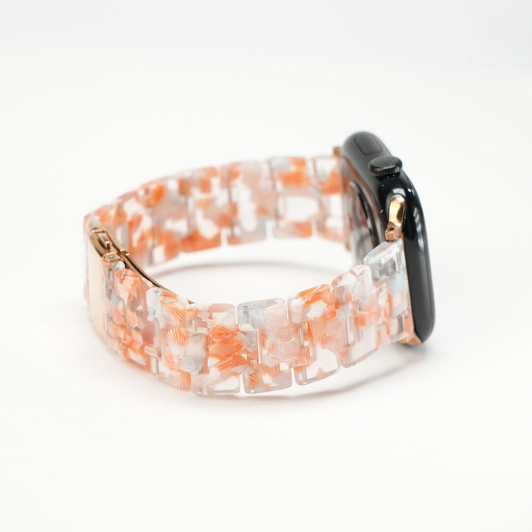 Carrara Marble Resin Link Strap