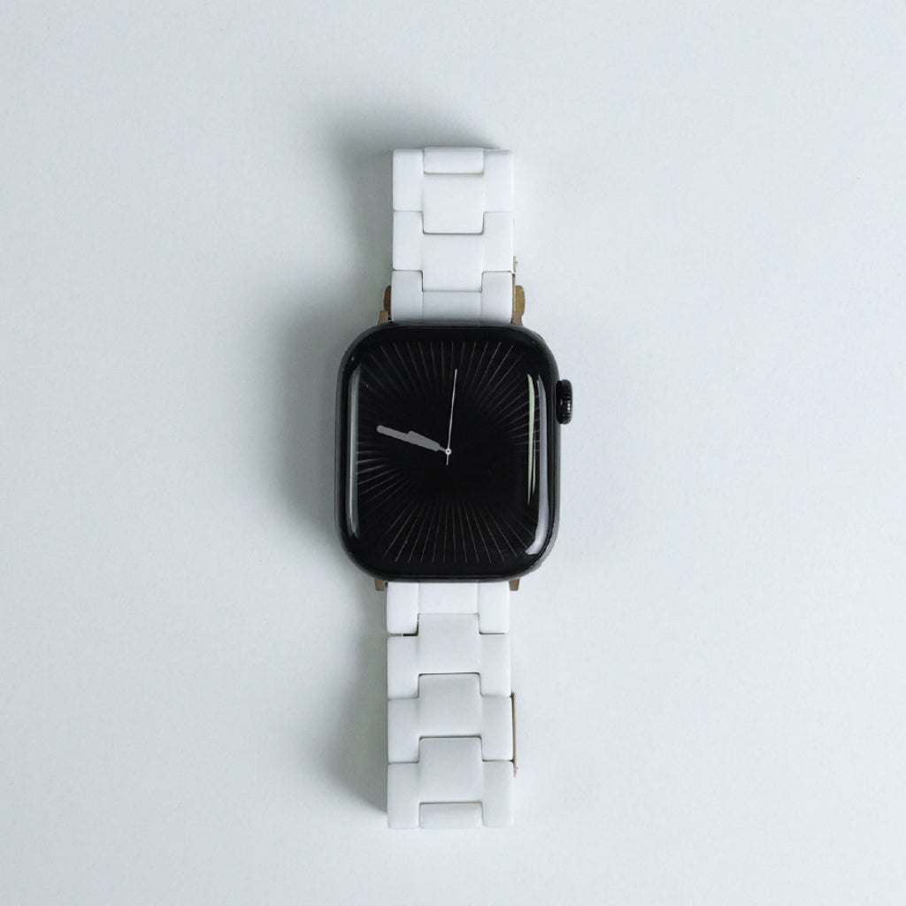 Carrara Marble Resin Link Strap