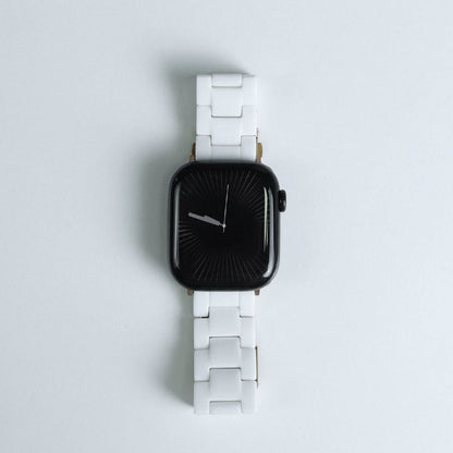Carrara Marble Resin Link Strap