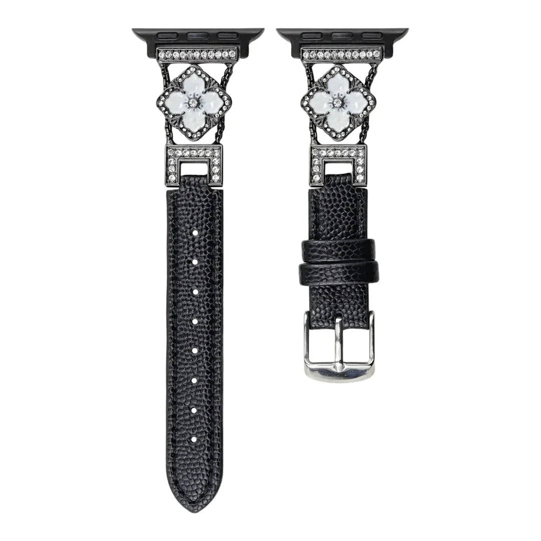 Glitter Leather Strap