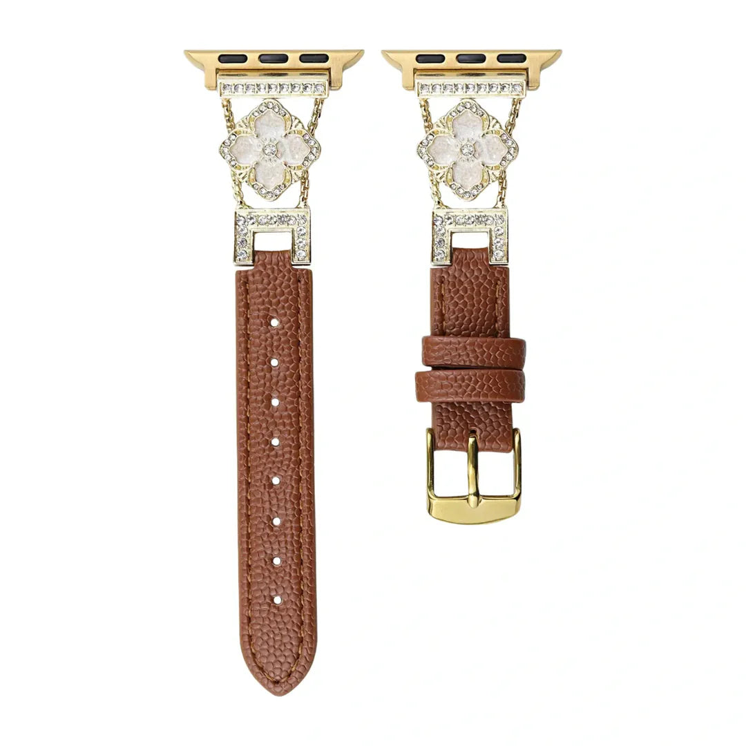 Glitter Leather Strap
