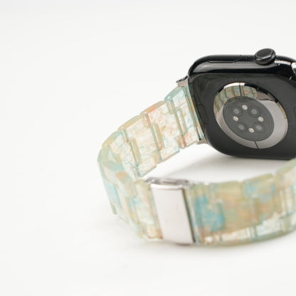 Carrara Marble Resin Link Strap