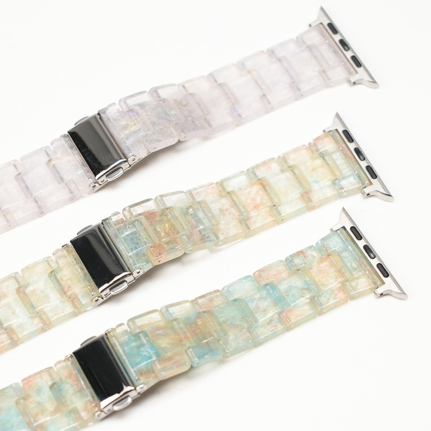 Carrara Marble Resin Link Strap