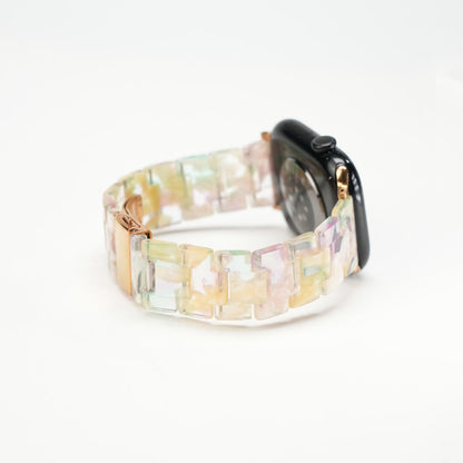 Carrara Marble Resin Link Strap