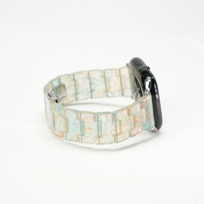 Carrara Marble Resin Link Strap